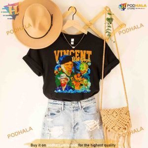 Vincent Van Gogh retro Shirt For Women Men 2