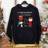 Vintage Charlie Brown and Snoopy Christmas Dog Sweatshirt, Xmas Gift