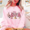 Vintage Mickey Pink Christmas Tree Shirt, Funny Christmas Shirt For Family