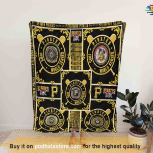 Vintage Pittsburgh Pride Retro Pirates Fleece Blanket, Creative Christmas Gifts