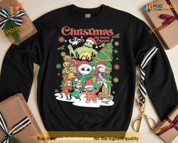 Vintage Retro Disney The Nightmare Before Christmas Shirt