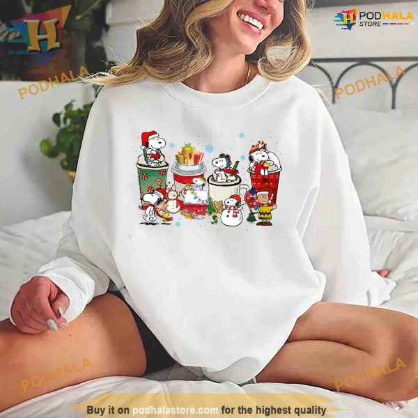 Vintage Snoopy Christmas Crewneck Dog & Tree 2023 Hoodie, Xmas Shirt