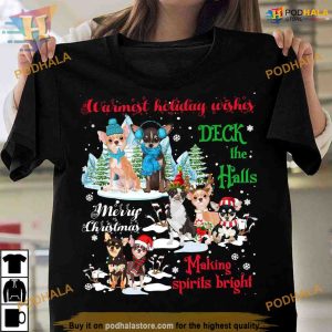 Warm Holiday Wishes Chihuahua Shirt, Family Christmas Shirt Ideas