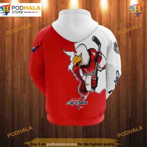 Washington Capitals 3D Hoodies cartoon graphic Sweatshirt for fan 2