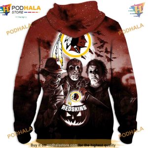 Washington Football Team 3D Hoodie Halloween Horror night 2