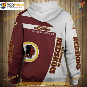 Washington Redskins 3D Hoodie cheap Sweatshirt 2