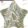 Watercolor Fern Leaves 2023, Personalized Family Christmas Ornaments