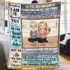 We Love You From All The Times Custom Christmas Blanket of Warmth