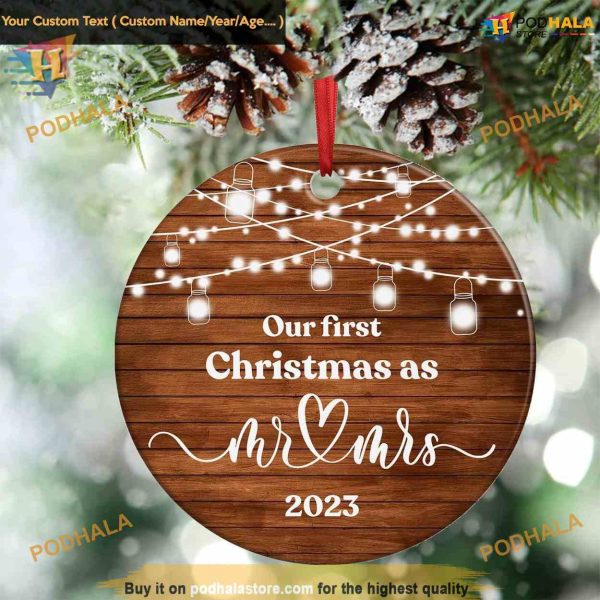 Wedding Gifts Newlywed 2023, Friends Christmas Ornaments