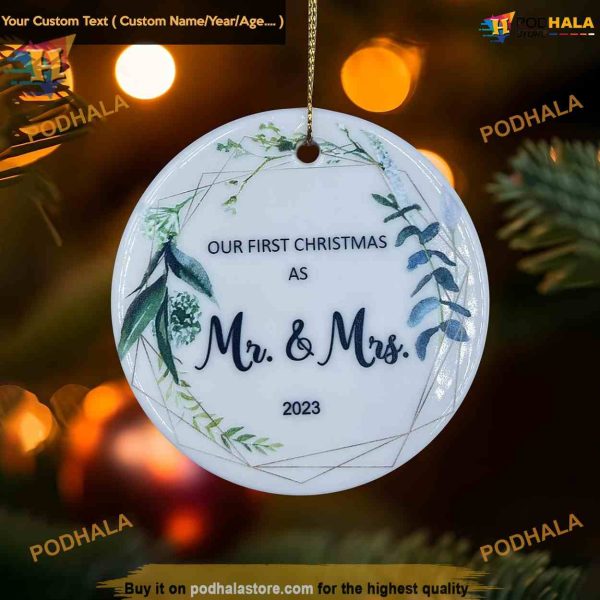 Wedding Shower Gifts 2023, Personalized Family Christmas Ornaments