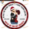 Weird Things Online Couple Ornament 2023, Personalized Christmas Keepsake