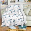 Whale Wonders Fleece Blanket, Creative & Funny Christmas Gift