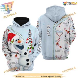 White Blue Olaf Xmas Hoodie, Funny Christmas Gift Ideas