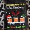 Wine & White Christmas Santa Claus Hat Shirt, Family Christmas Shirt Ideas