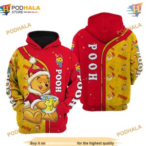 Winnie The Pooh Christmas Disney 3D Hoodie 2
