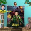Wizard Boy Photo Blanket, Magic School Bedding Decor, Custom Gift