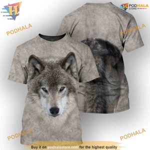 Wolf Full All Over Printed Funny Animal Costume 3D Hoodie Sweatshirt 2