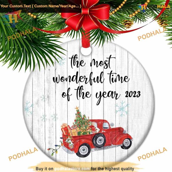 Wonderful Year 2023 Ornament, Funny Christmas Ornaments