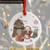 Woodland Animal Christmas Ornament, Personalized Family Decor