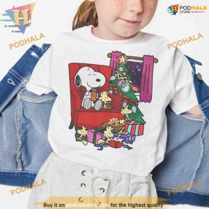 Woodstock Snoopy Xmas Retro 90s Peanuts Hoodie Festive Christmas Gift 4