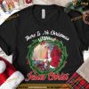 Wreath Of Thorns Santa Kid Shirt, Funny Christmas Shirt For Family