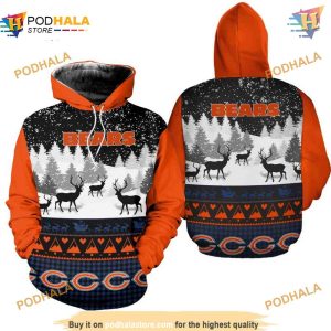 Xmas Gift 3D Chicago Bears Hoodie NFL Chicago Bears Apparel 1