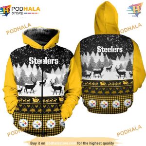 Xmas Gift Pittsburgh Steelers 3D Hoodie for Fans 2