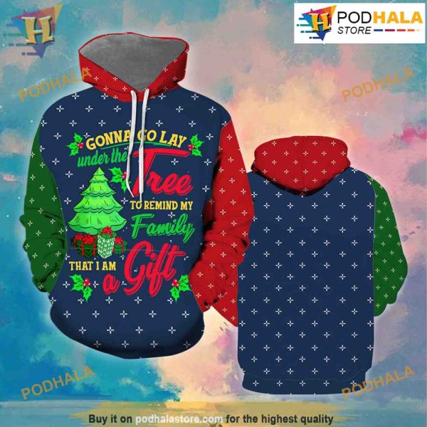 Xmas Life 3D Funny Hoodie Christmas For Family, Best Family Christmas Gifts