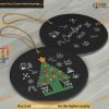 Xmas Tree Chemistry Circle, Custom Christmas Ornament for Chem Lovers