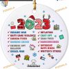 Year in Review 2023 Custom Family Ornaments