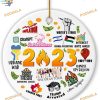 Year in Review 2023 Funny Ornaments, Personalized Family Christmas Decor