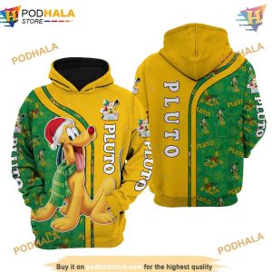Yellow Pluto Dog Christmas 3D Hoodie Disney Trending Gifts 4