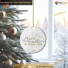 Yellowstone Retro Mountains Ornament, Family Christmas Tree Ornaments