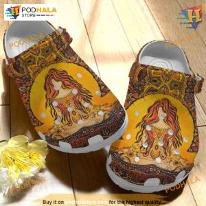 Yoga Hippie Shoes Crocs, Mandala Pattern Yoga Lover Great Christmas