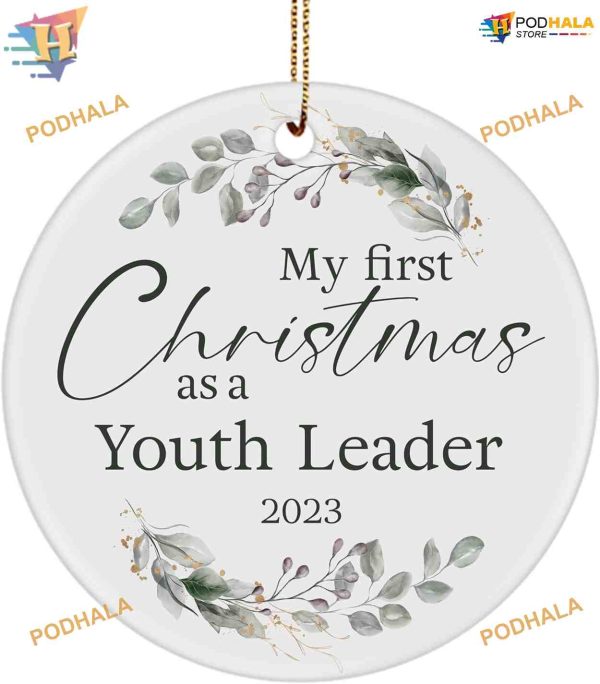 Youth Leader’s First Christmas Ornament 2023, Family Tree Decoration