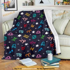 Zodiac Signs Comfort Personalized Horoscope Christmas Blankets