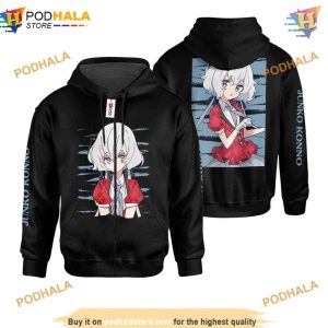 Zombie Land Saga Junko Konno Hoodie Trending Anime Apparel Cool Shirts 1
