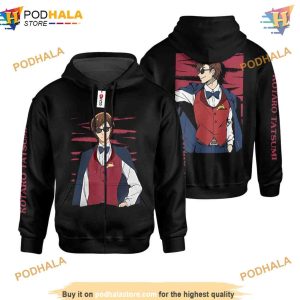 Zombie Land Saga Kotaro Tatsumi Hoodie, Anime Apparel & Trending Shirts
