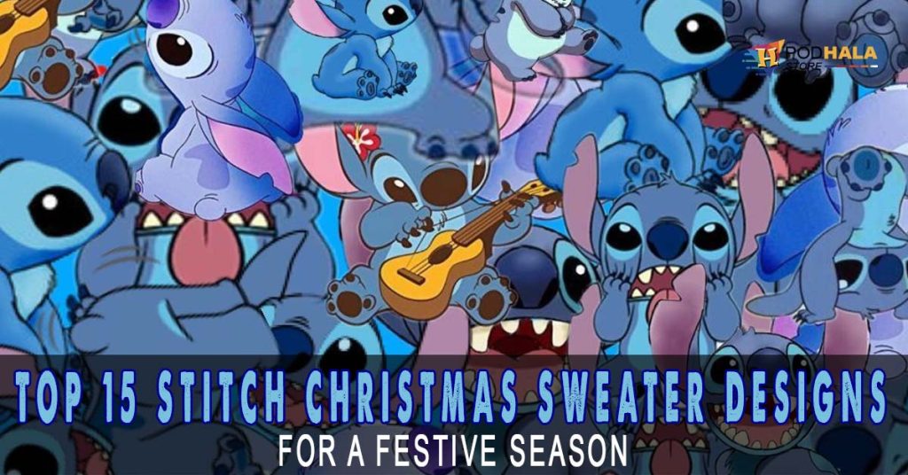 Top 15 Stitch Christmas Sweater Designs for a Festive Season - Bring ...