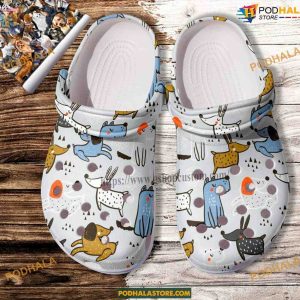 Anime Meme Chibi Dog Crocs, Birthday Gift, Funny Dog Lover Shoes