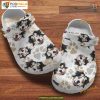 Australian Shepherd Funny Dog Paws Crocs, Unique Pet Lover Clogs