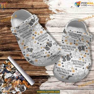 Australian Shepherd Paws Crocs Perfect Gift for Dog Moms
