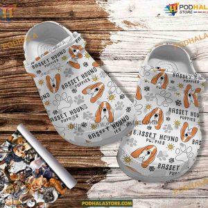 Basset Hound Paws Crocs Ideal Gift for Dog Dads
