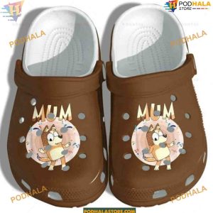 Bluey Dog Mum Crocs Ideal Mother's Day Rubber Clogs