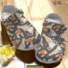 Borzoi Inspired Crocs Classic Clogs, Unique Dog Lover Footwear