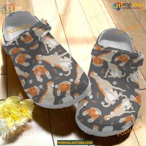 Borzoi Inspired Crocs Classic Clogs, Unique Dog Lover Footwear