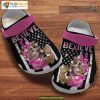 Breast Cancer Warrior Pitbull Puppy Crocs, October Pitbull Mom Gift