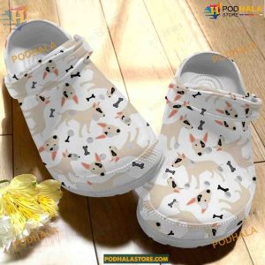 Bull Terrier Inspired Crocs Classic Clogs, Unique Dog Lover Shoes