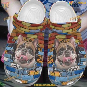 Bulldog Break Through Wall Dynamic Bulldog Crocs Design