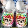 Bulldog Mom Crocs Classic Clogs Shoes Mothers Day Gift